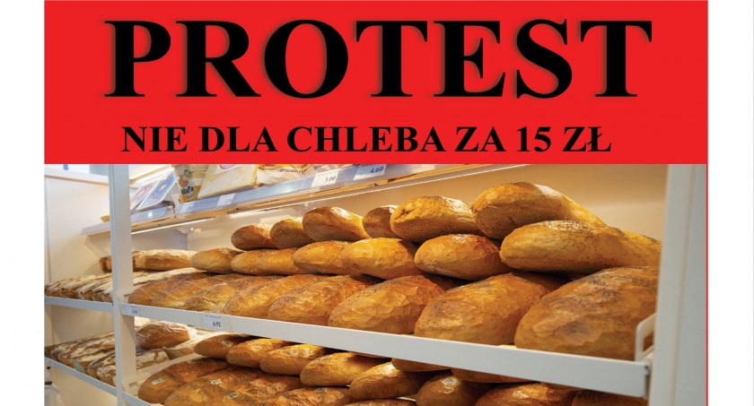 Zdrowie, Ogólnopolski protest sklepach chleb kosztował - zdjęcie, fotografia