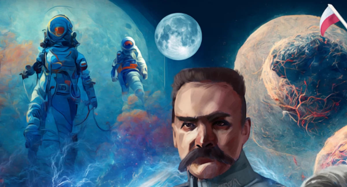 Ciekawostki, Iskry Niepodległej mobilne widowisko wizytą Kaliszu - zdjęcie, fotografia