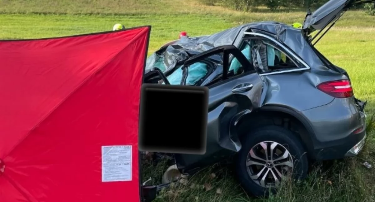 Wypadki drogowe, Tragiczny wypadek koło Czaplinka zginął znany kaliski chirurg - zdjęcie, fotografia