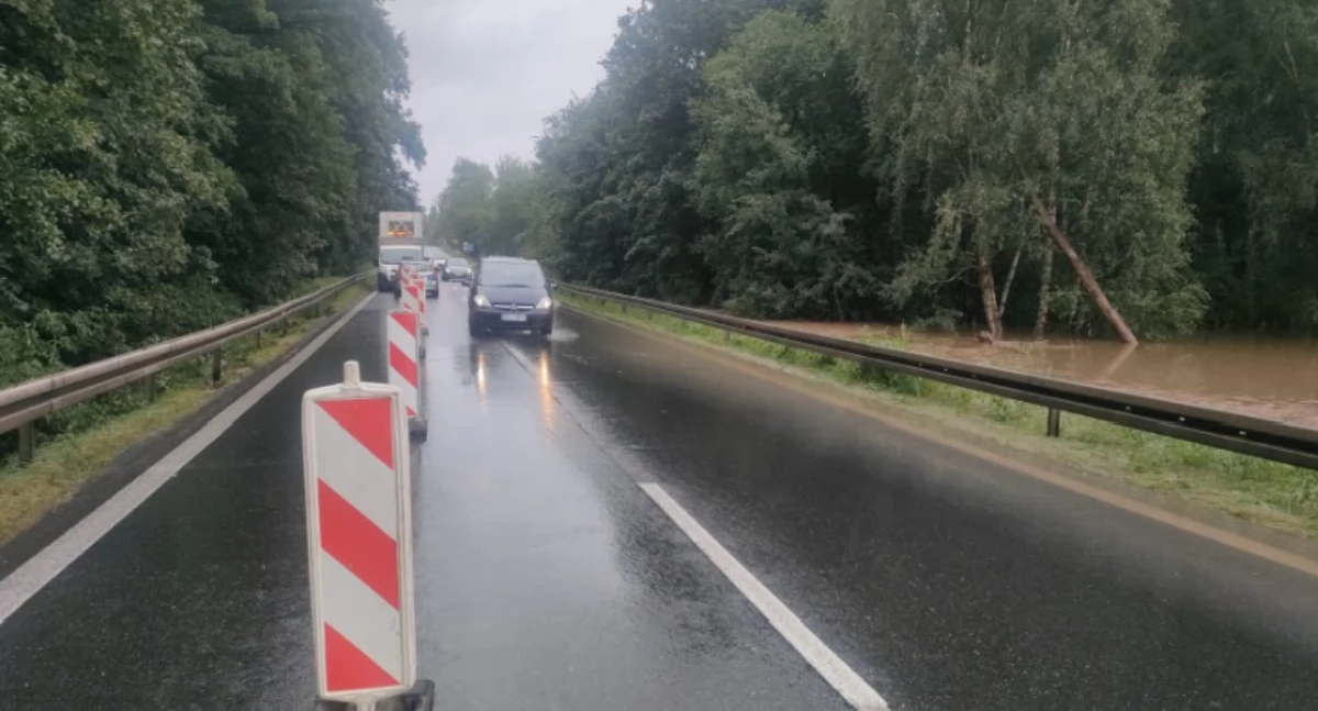Policja - komunikaty , Uwaga kierowcy! Zamknięty Poznań Ronda Solidarności Kaliszu - zdjęcie, fotografia