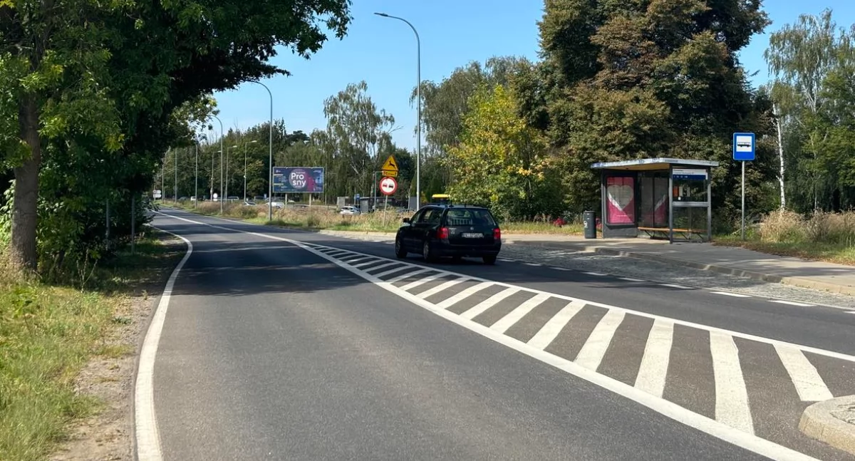 Drogownictwo, Droga krajowa trasie Kalisz Pleszew przejezdna - zdjęcie, fotografia