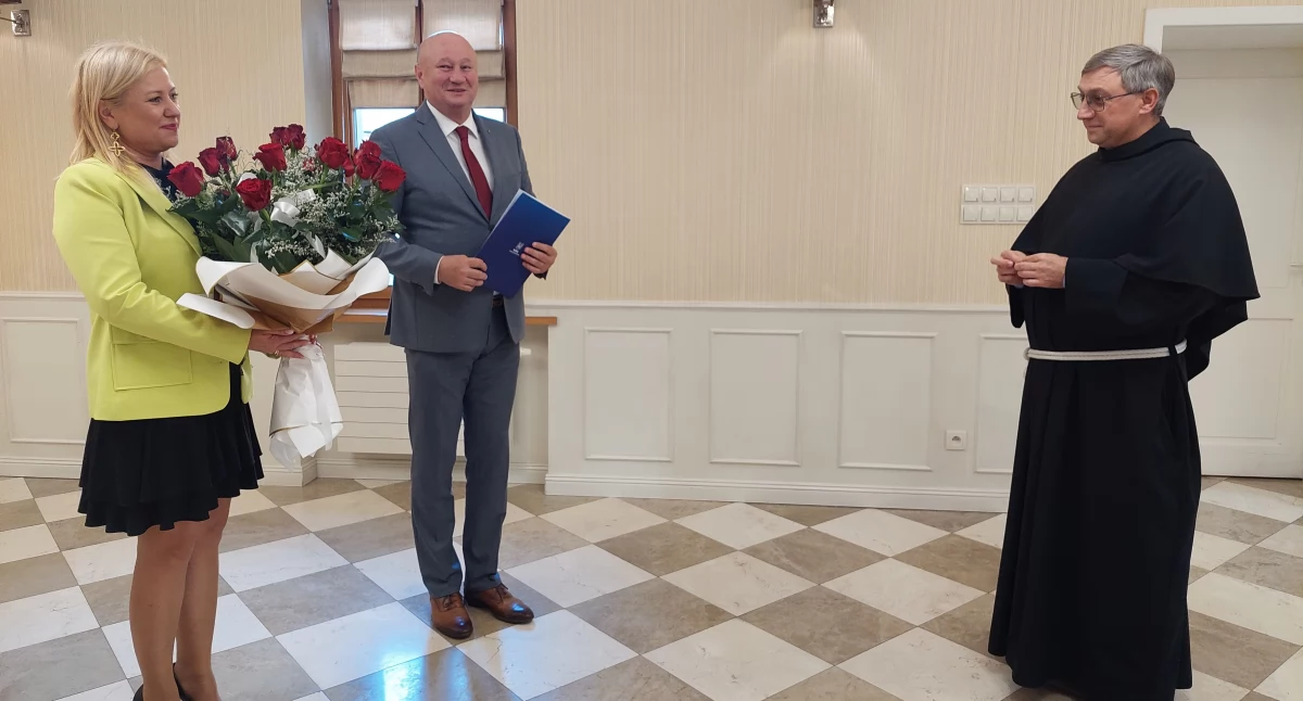 Kościoły, Pożegnanie Gwardiana Klasztoru Franciszkanów Kaliszu - zdjęcie, fotografia