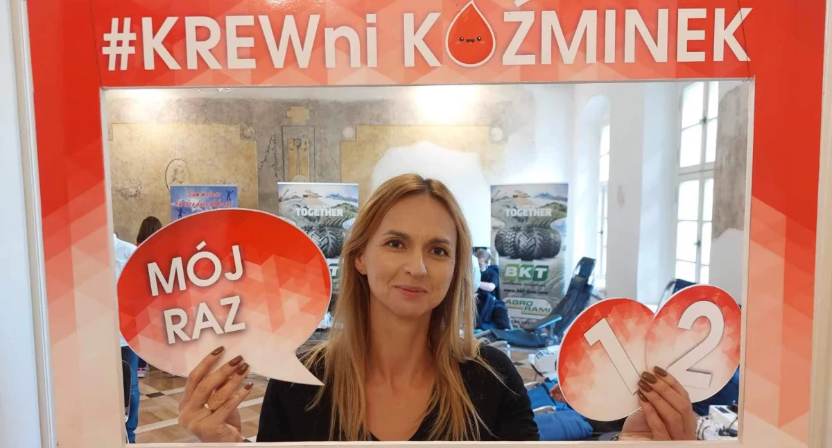 Region, Akcja poboru KREWni Koźminek - zdjęcie, fotografia