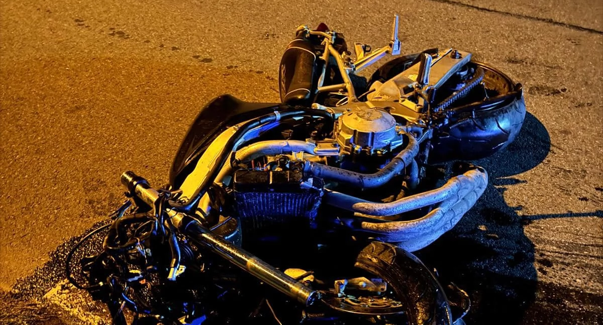Wypadki drogowe, Tragedia gminie Koźminek żyje letni motocyklista - zdjęcie, fotografia