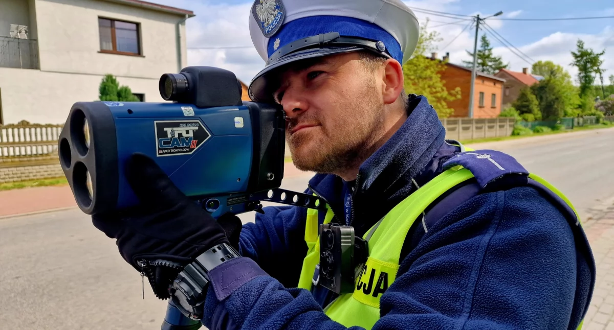 Policja - komunikaty , Wpadł prędkość pijany - zdjęcie, fotografia