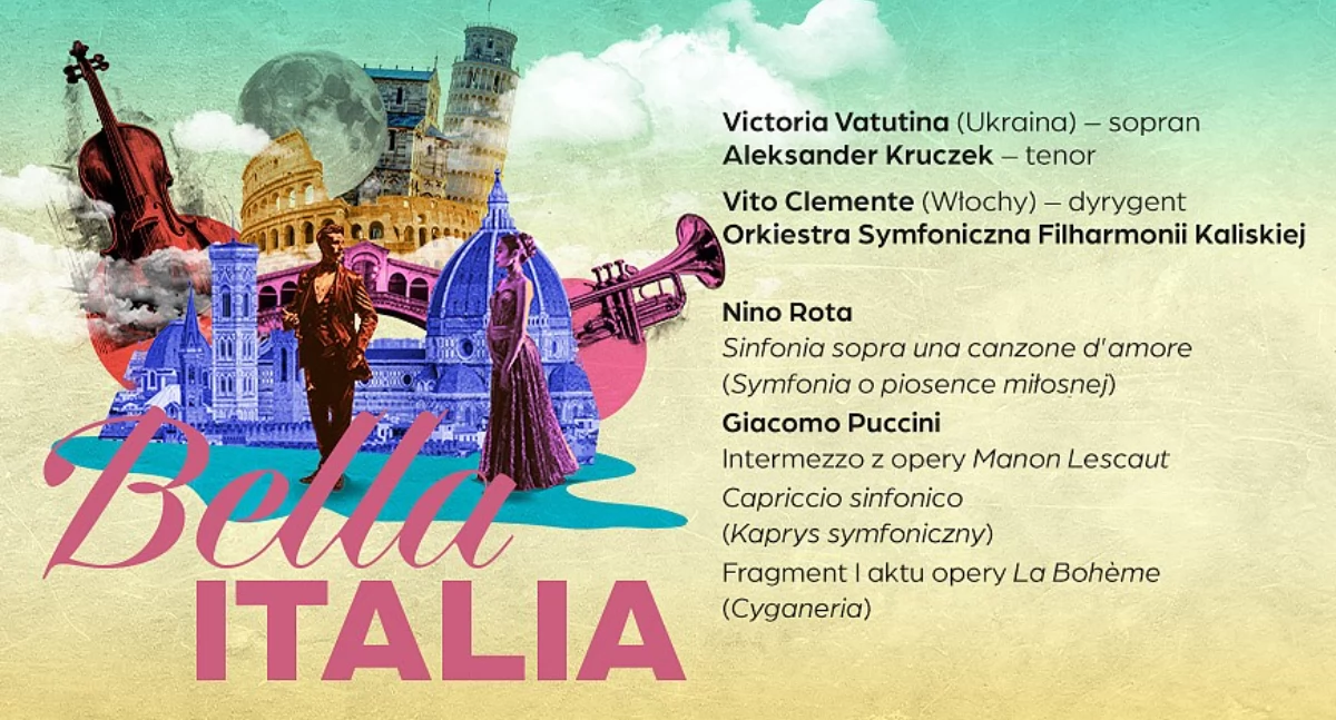 Koncerty, Wieczór muzyki włoskiej Filharmonii Kaliskiej - zdjęcie, fotografia