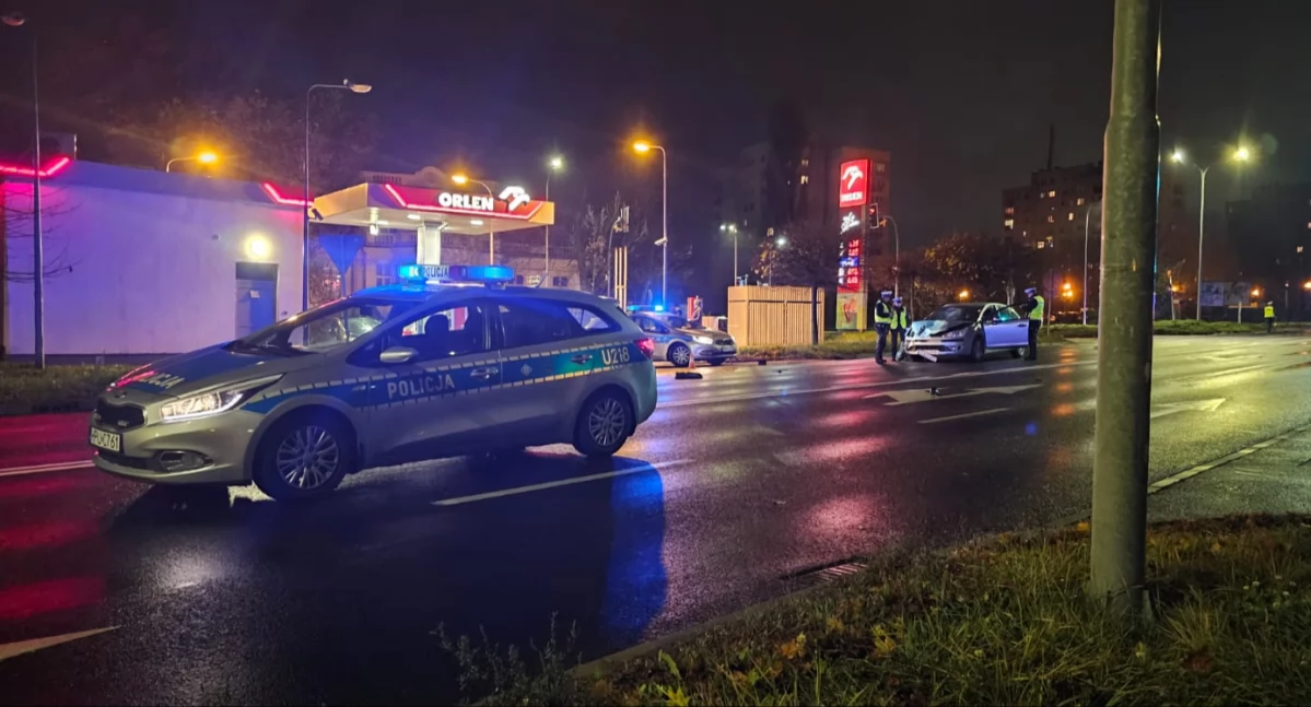 Wypadki drogowe, żyje pieszy potrącony Górnośląskiej Kaliszu - zdjęcie, fotografia