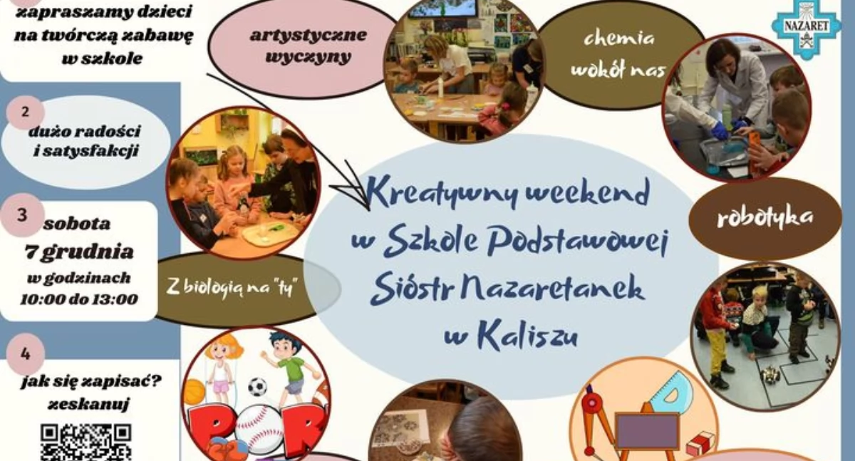 Szkoły i edukacja, „Kreatywny weekend” Dzień Otwarty kaliskim Nazarecie - zdjęcie, fotografia