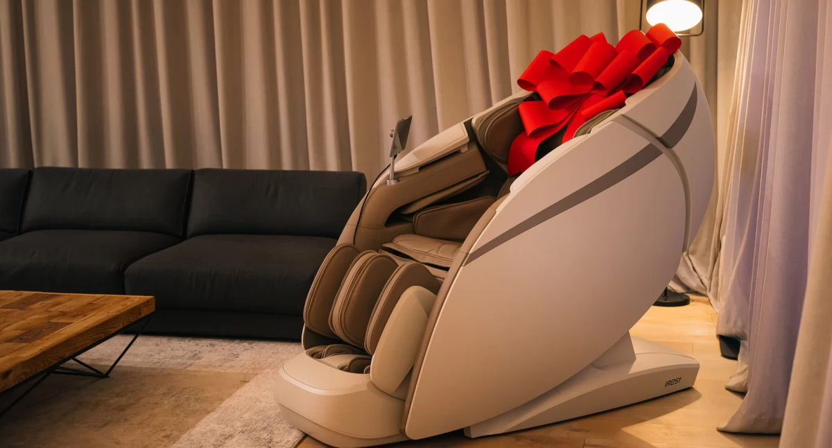 Tekst sponsorowany, Fotel masujący prezent który odmieni Święta! - zdjęcie, fotografia