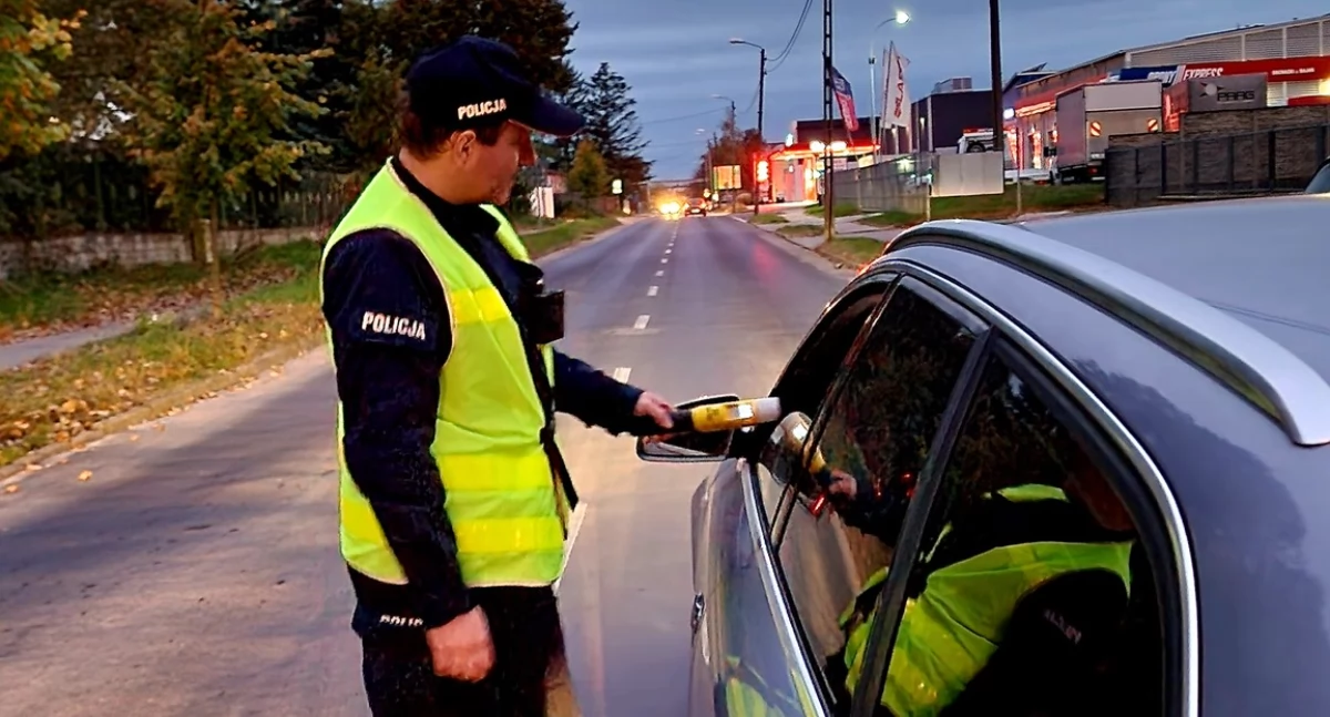 Temida, „Nie dawał sobie prowadzeniem pojazdu” Pijany kaliszanin wpadł podczas kontroli drogowej - zdjęcie, fotografia