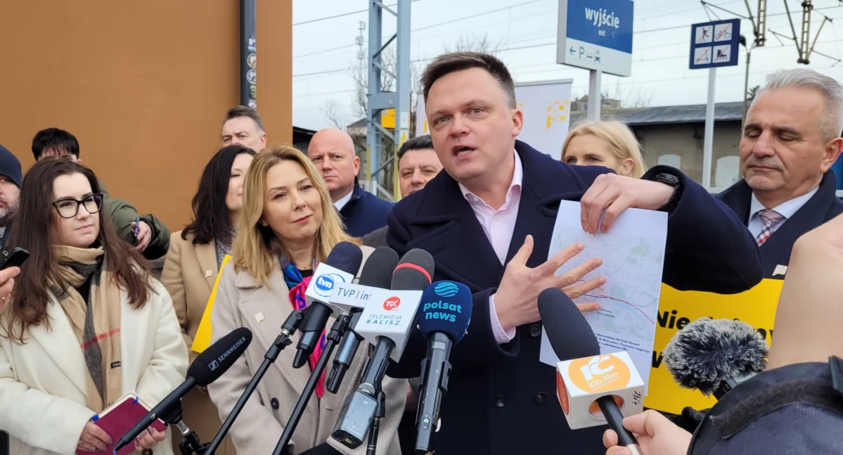 Polityka, Marszałek Hołownia Kaliszu stanowczo skrytykował planowany przez bypass Kolei Dużych Prędkości który omijałby Kalisz - zdjęcie, fotografia