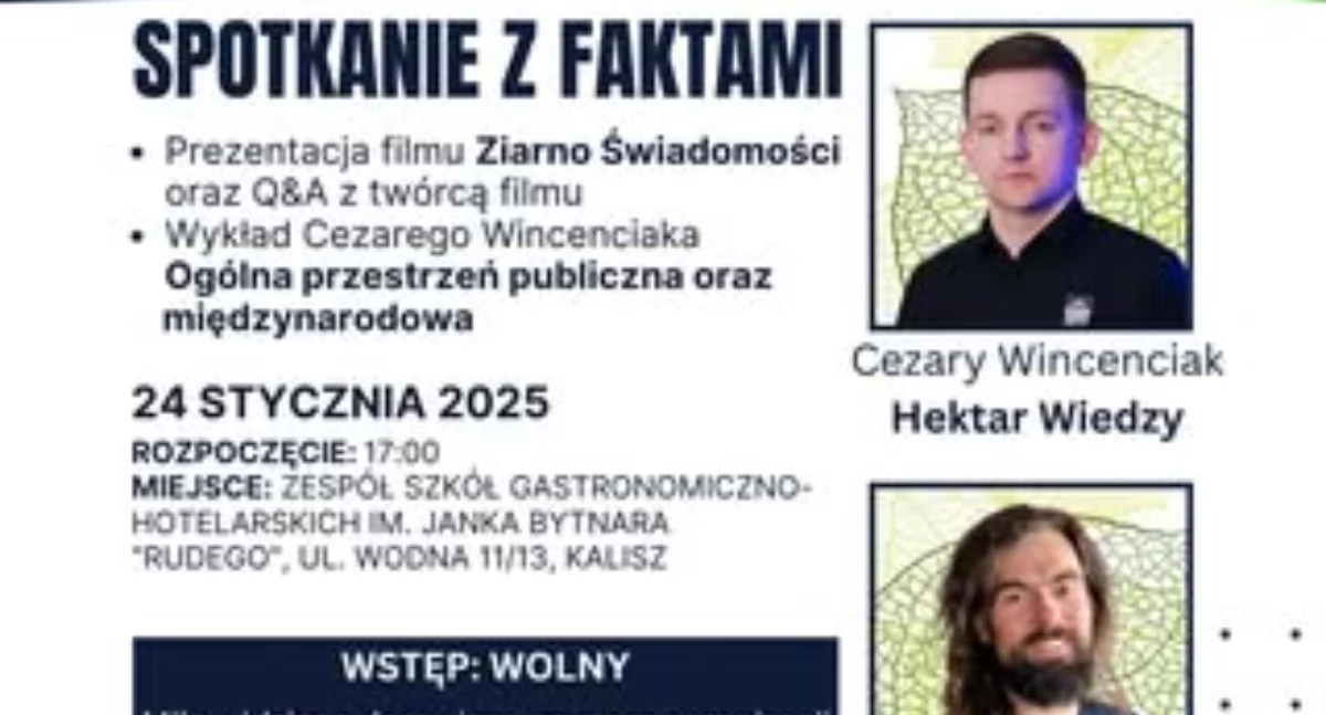 Zdrowie, Ziarno świadomości słynny współczesnej żywności rolnictwie będzie pokazany również Kaliszu - zdjęcie, fotografia