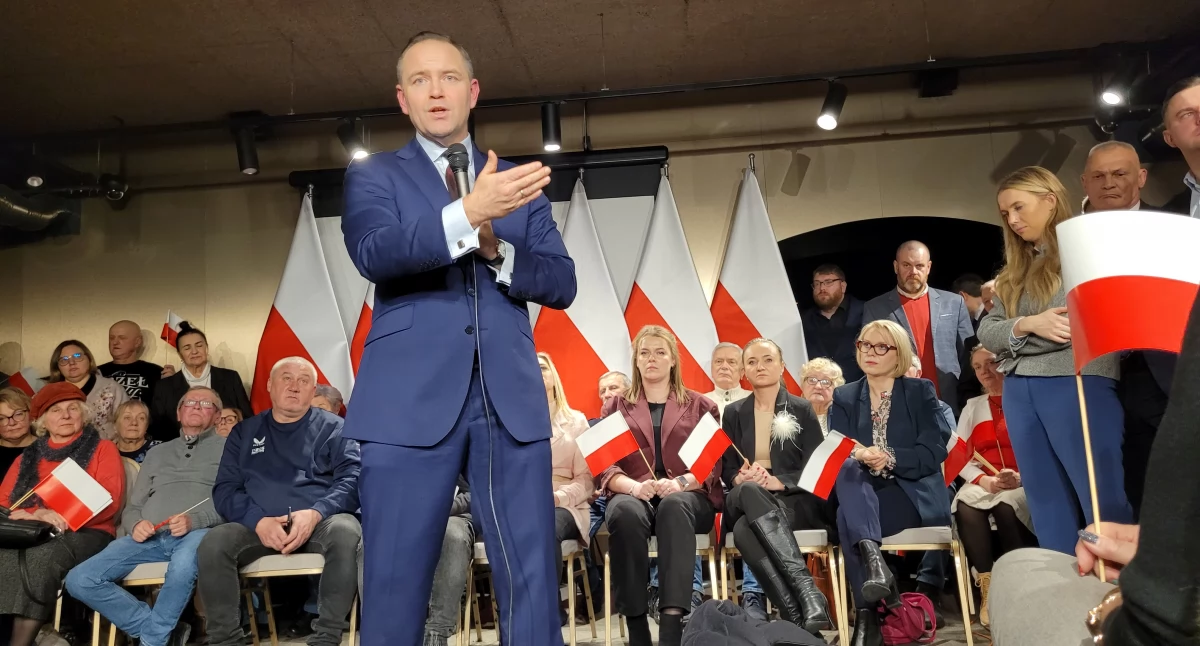 Polityka, powiedział Karol Nawrocki Kaliszu - zdjęcie, fotografia