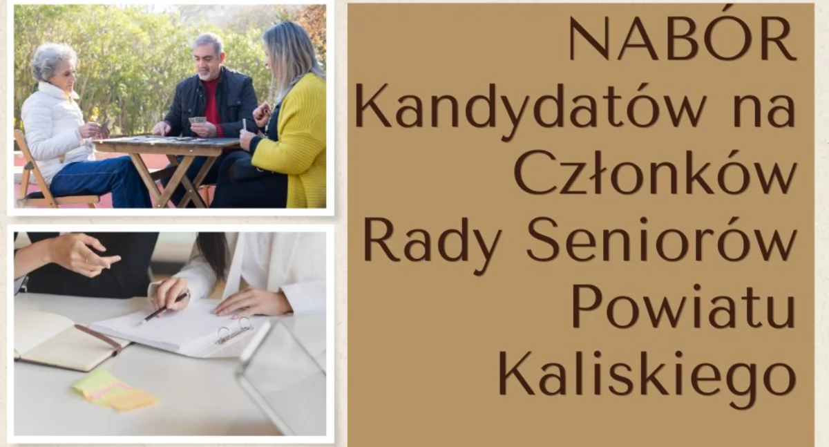 Starostwo, Rozpoczął nabór kandydatów Seniorów Powiatu Kaliskiego - zdjęcie, fotografia