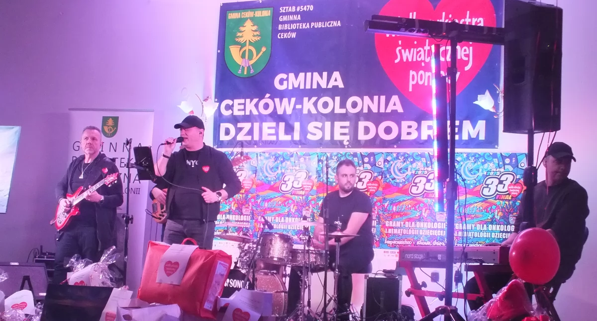Pomoc społeczna, Gmina Ceków Kolonia hojnie wsparła WOŚP - zdjęcie, fotografia