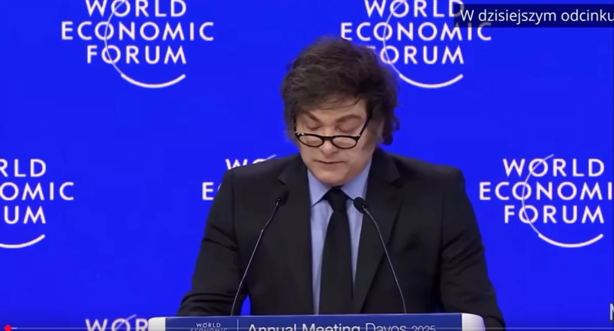 Polityka, Żeby Polska wybrała takiego prezydenta Argentyna Niesamowite przemówienie forum Davos - zdjęcie, fotografia