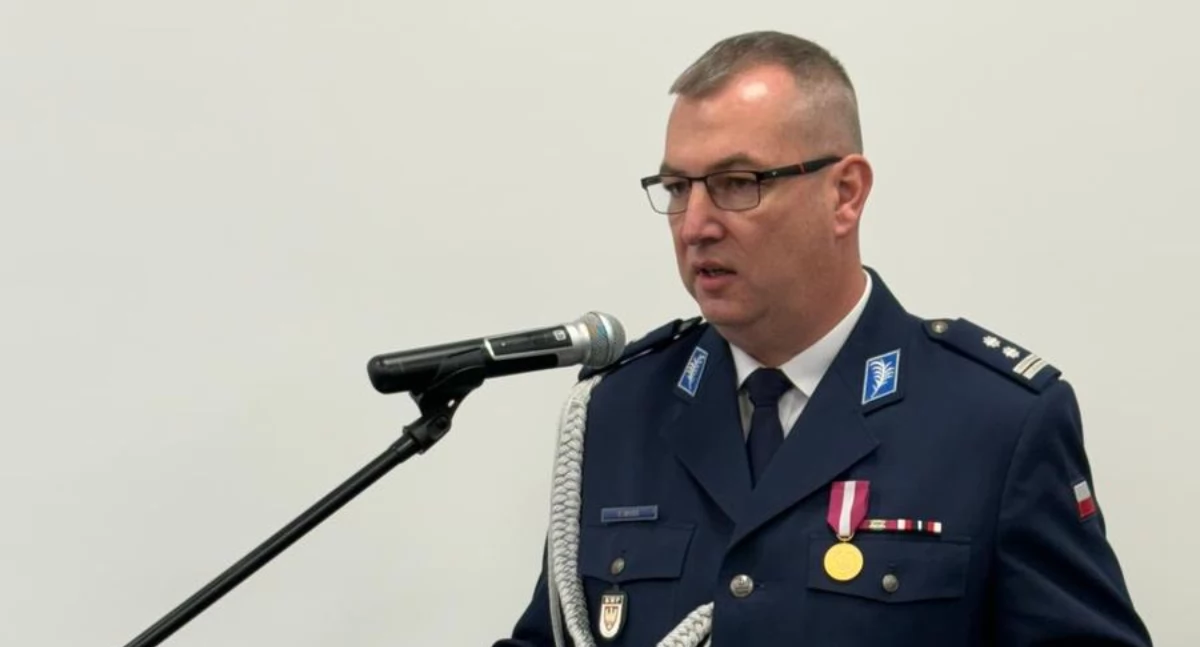 Policja - komunikaty , Kaliska policja nowego szefa - zdjęcie, fotografia