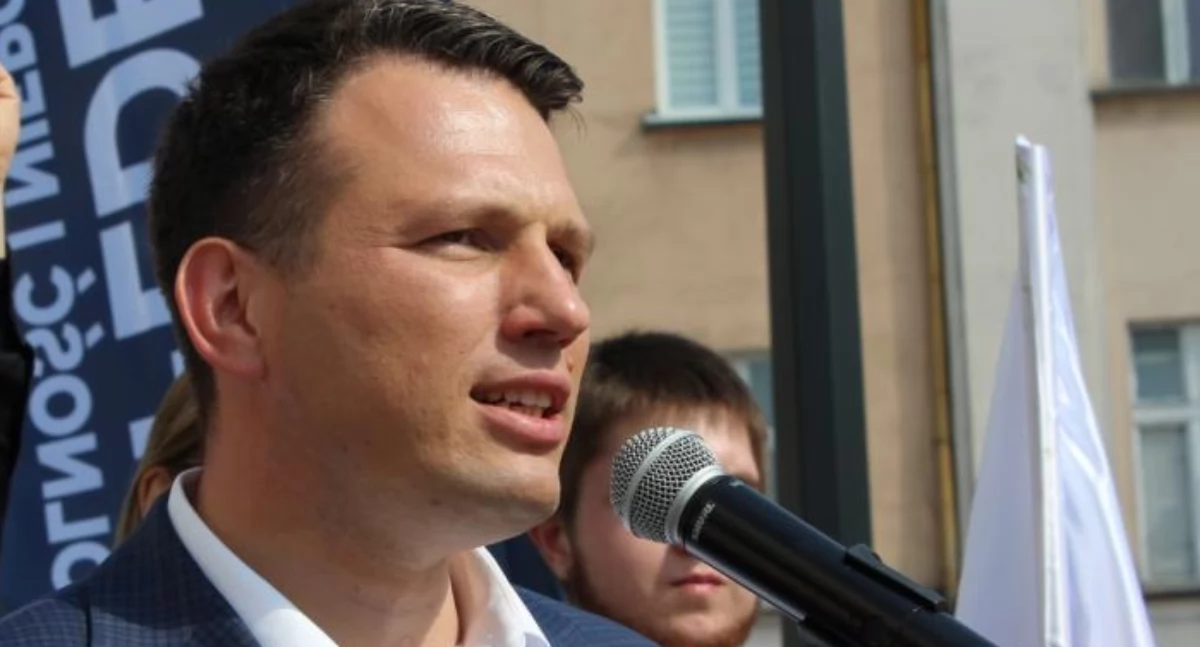 Polityka, Sławomir Mentzen Kaliszu - zdjęcie, fotografia
