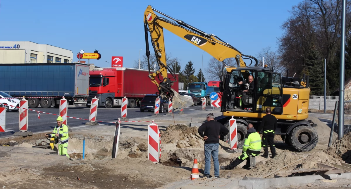 Drogownictwo, Zaawansowane prace Szlaku Bursztynowym - zdjęcie, fotografia