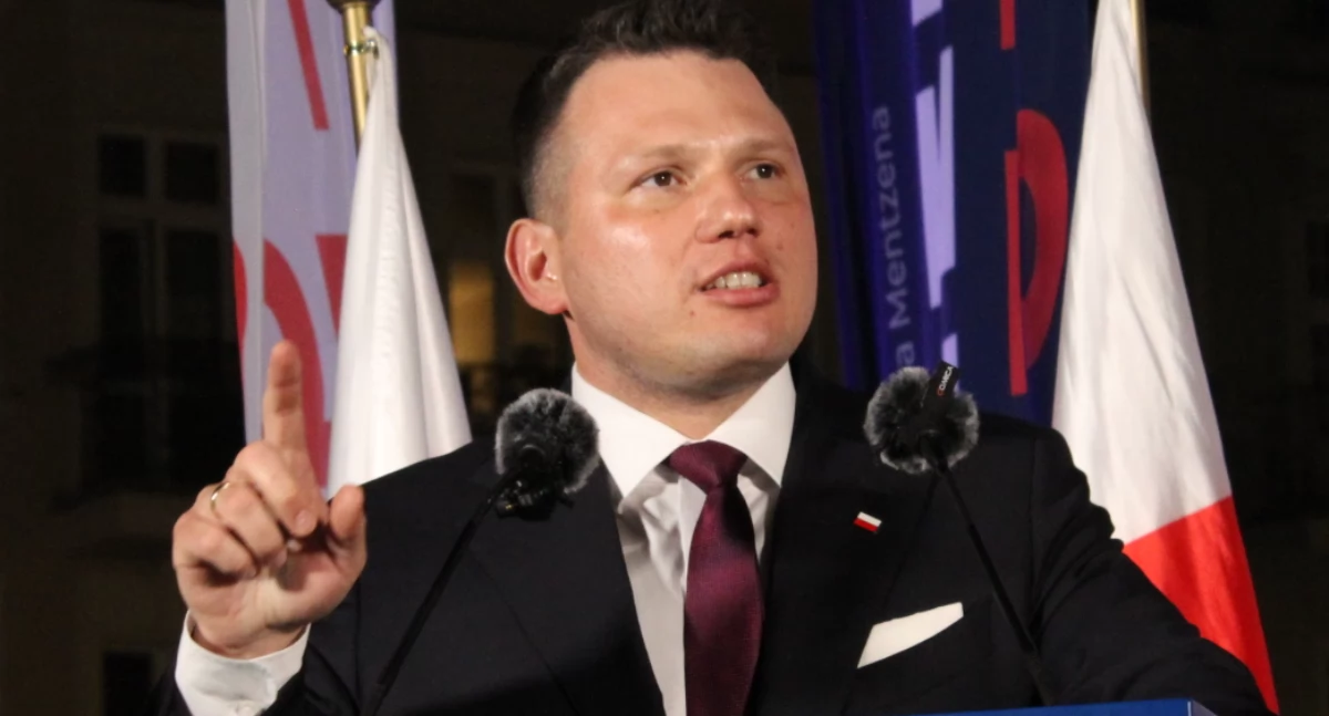 Polityka, Sławomir Mentzen ostrzega przed imigrantami - zdjęcie, fotografia