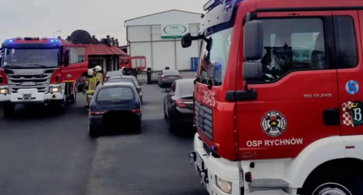 Pożary - interwencje Straży Pożarnej, kpina znowu fałszywy alarm Dębniałkach Kaliskich Kiedy skończą - zdjęcie, fotografia