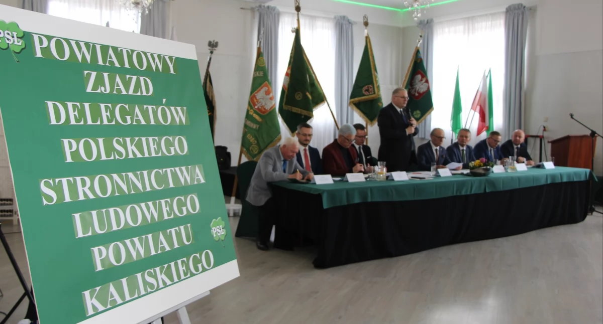 Polityka, Powiatowy Zjazd Delegatów Powiatu Kaliskiego - zdjęcie, fotografia