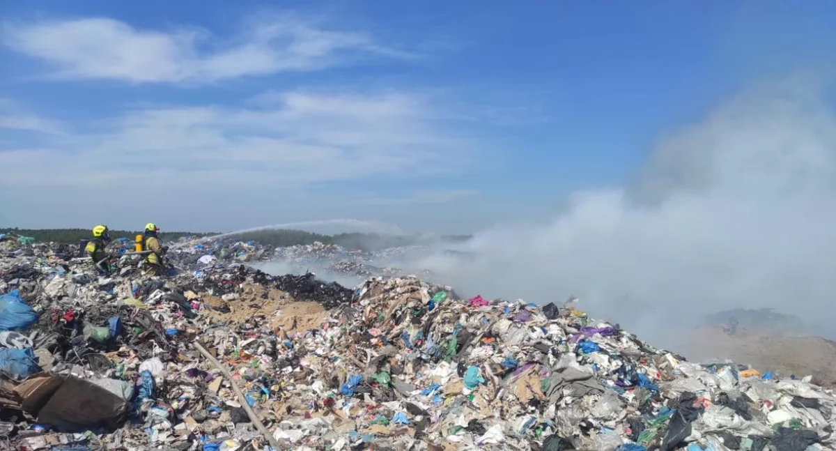 Pożary - interwencje Straży Pożarnej, Pożar Orlim Stawie - zdjęcie, fotografia