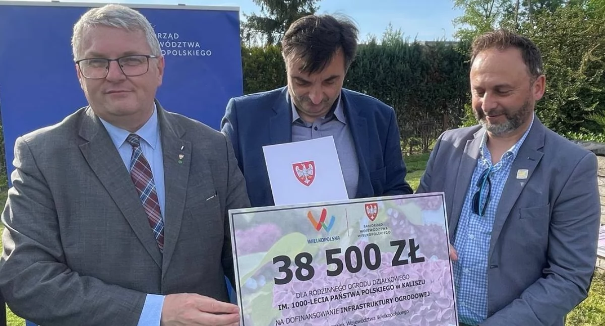 Polityka, wsparcia ogrodów działkowych okręgu kaliskim - zdjęcie, fotografia