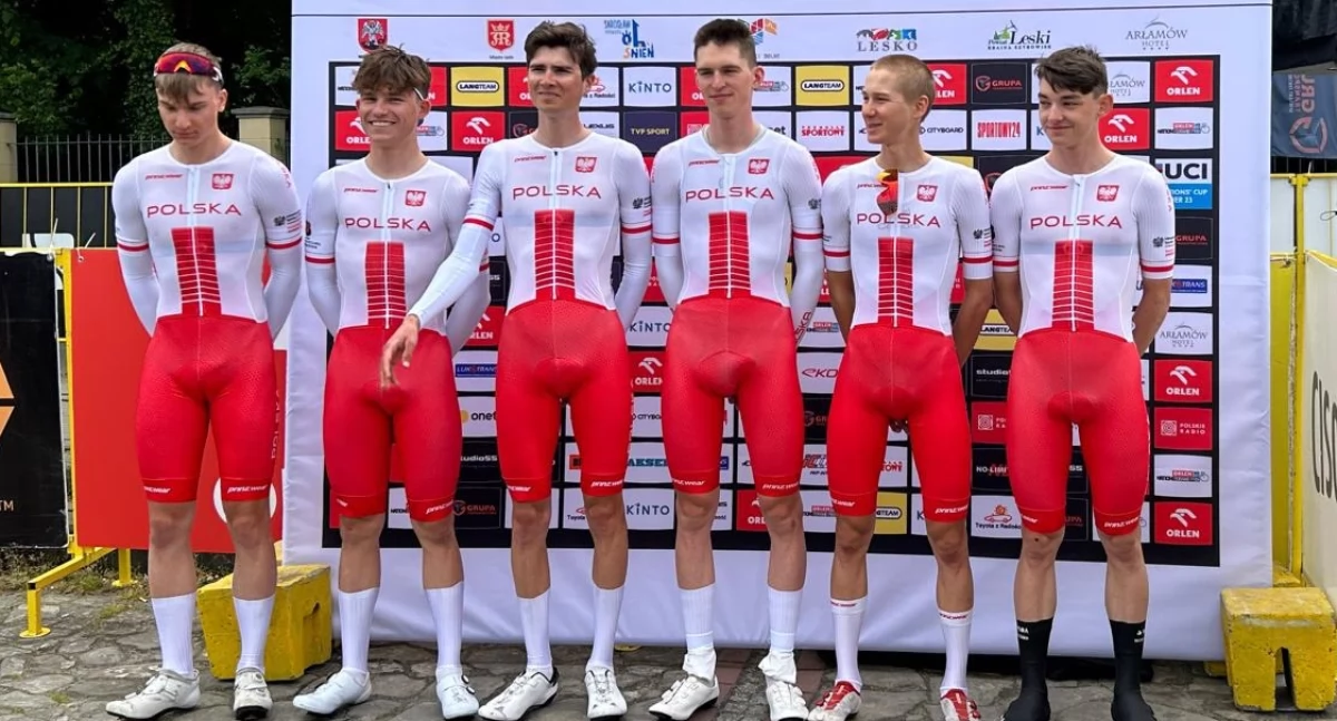 Kolarstwo, Sprint Patryka podium - zdjęcie, fotografia