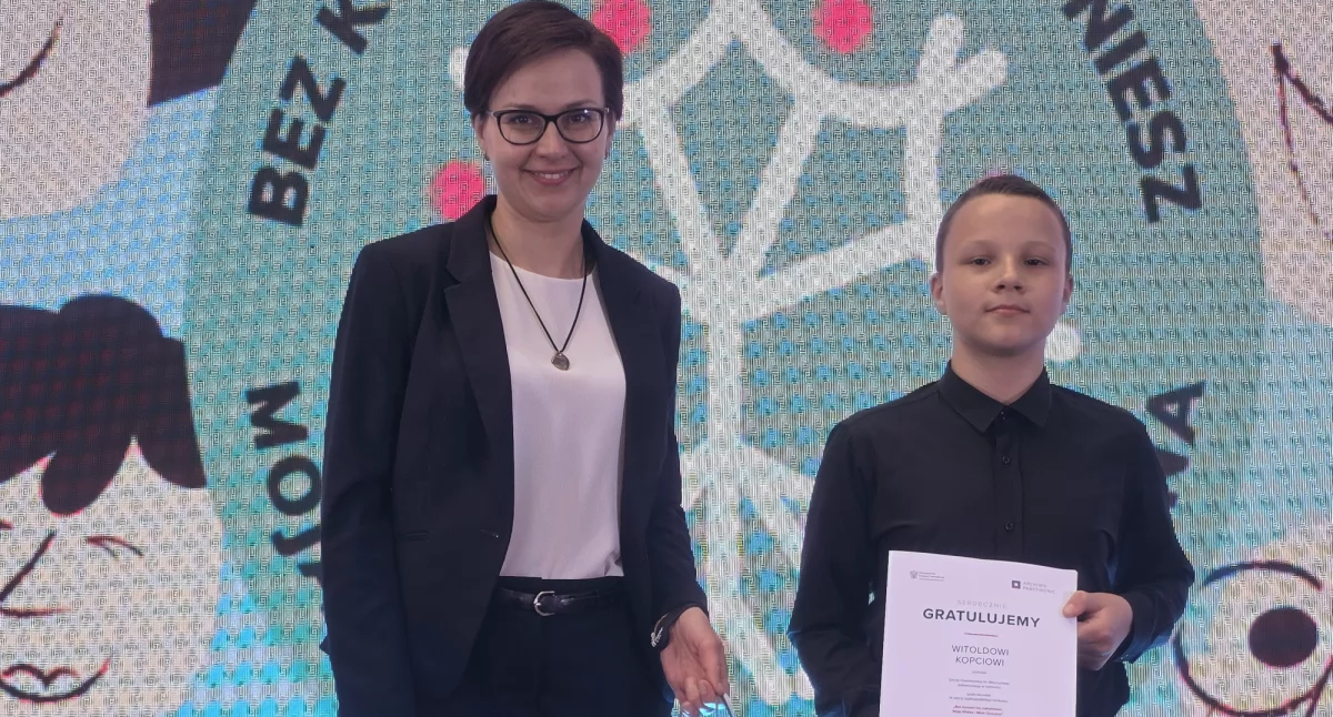 Region, Sukces ucznia szkoły Kamieniu - zdjęcie, fotografia