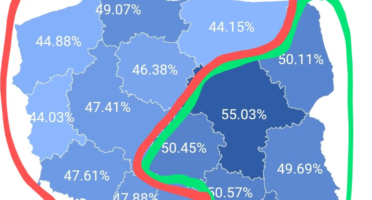 Ciekawostki, wschód Wisły pewno „Polska - zdjęcie, fotografia