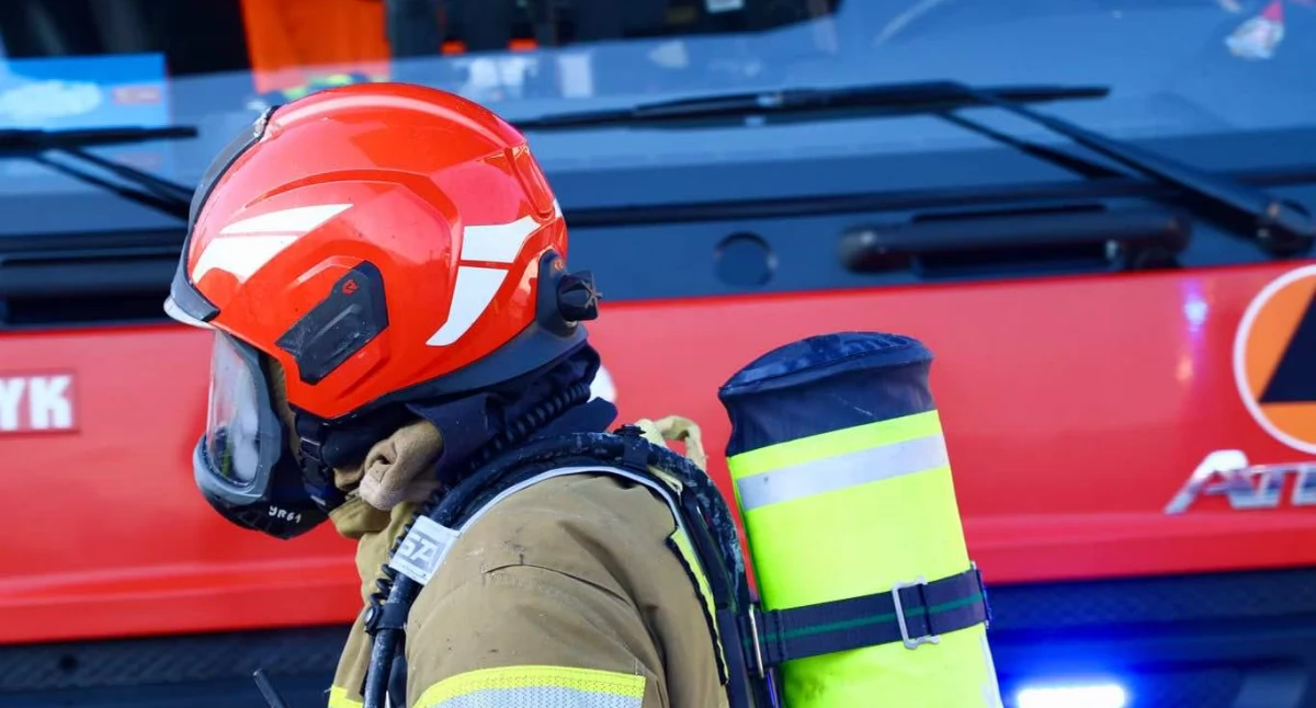 Pożar kamienicy przy ul. Łódzkiej