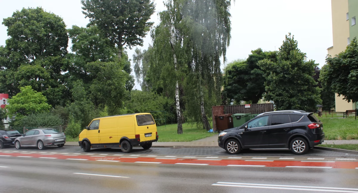 Po modernizacji, na ulicy Młymarskiej ubyło ponad 60 miejsc parkingowych