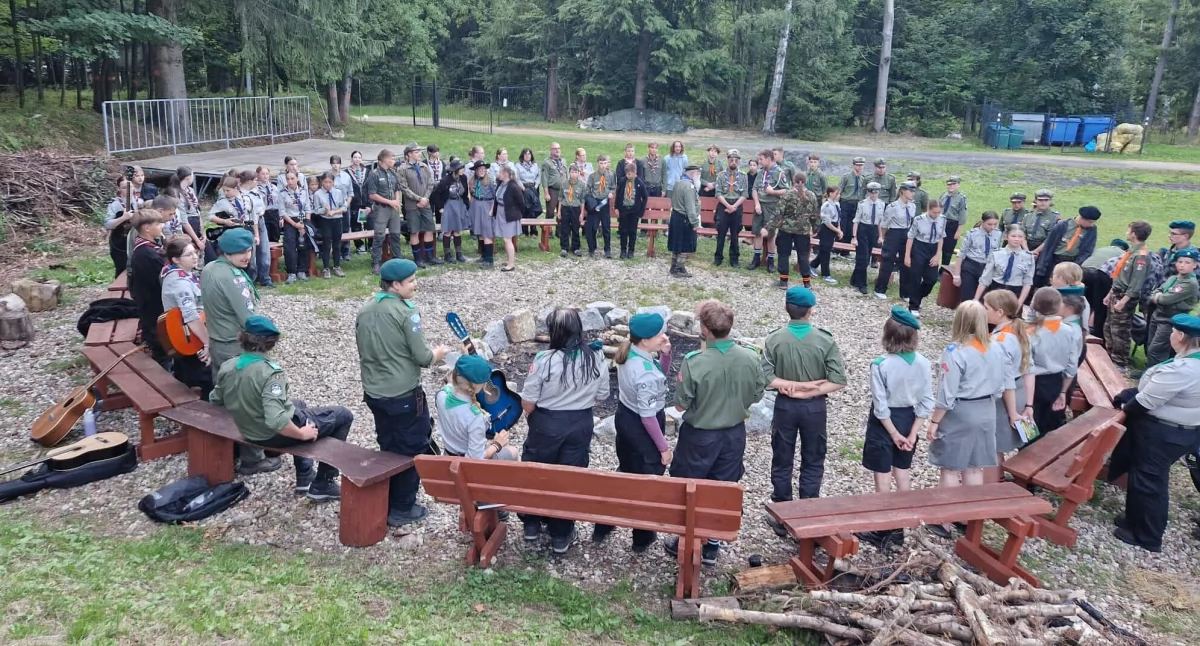 Szkoły i edukacja, Obóz harcerski „Ekoludki szlaku” - zdjęcie, fotografia