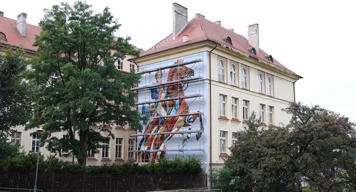Ciekawostki, Mural hołdzie Tadeuszowi Kościuszce - zdjęcie, fotografia