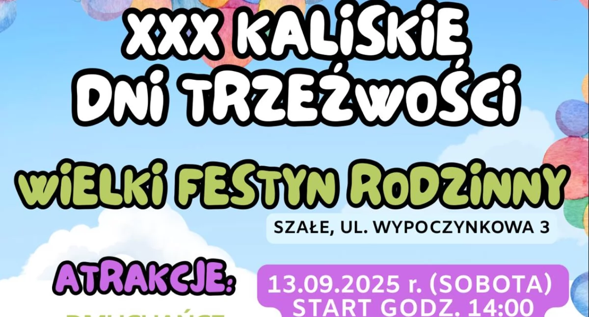 Już w sobotę „Wielki Festyn Rodzinny” w Szałem