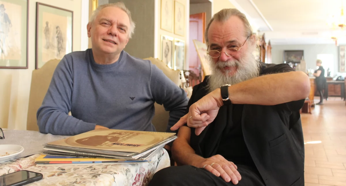 Od lewej: Cezary Suszyński oraz Leszek Ziąbka