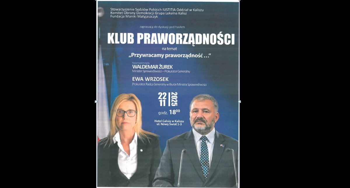 Polityka, Spotkanie Ministrem Sprawiedliwości Waldemarem Żurkiem Prokurator Wrzosek - zdjęcie, fotografia