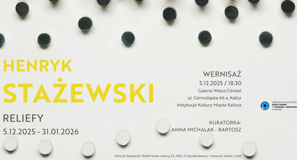 Wernisaże, Stażewski Galerii Wieża Ciśnień - zdjęcie, fotografia