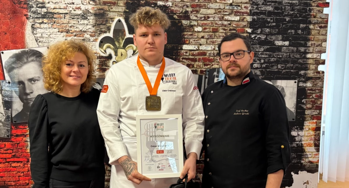 Ciekawostki, Uczeń kaliskiego Gastronomika czołówce najlepszych młodych kucharzy Polsce! - zdjęcie, fotografia