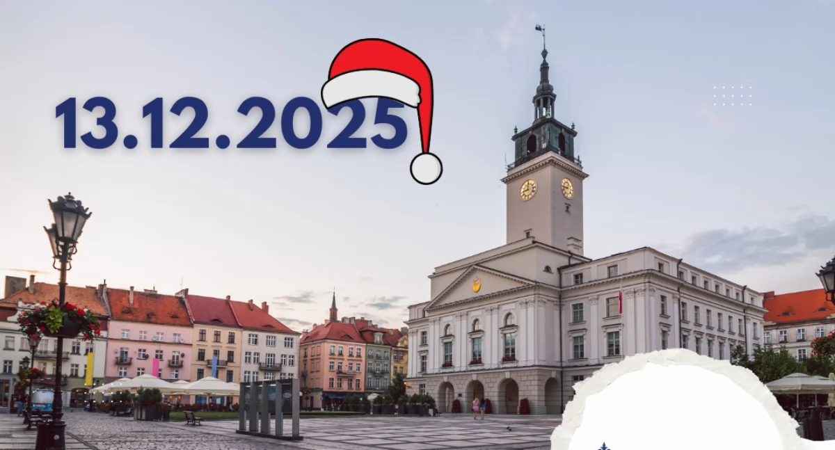 NGO, Świąteczna akcja warszawskiej uczelni podczas Wigilii kaliskim rynku - zdjęcie, fotografia