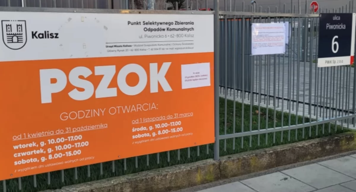 Administracja , Zmiany funkcjonowania PSZOK - zdjęcie, fotografia