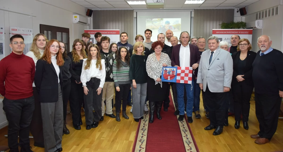 Znane osoby i celebryci , Znany kaliski podróżnik kaliskim Archiwum - zdjęcie, fotografia