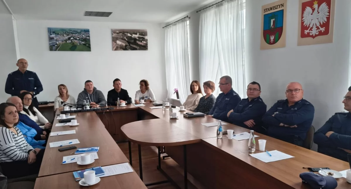 Region, bezpieczeństwie Gminie Mieście Stawiszyn - zdjęcie, fotografia