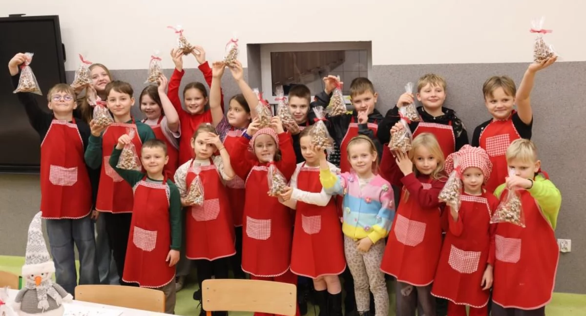 Region, Piernikowe choinki blizanowskeij biblioteki - zdjęcie, fotografia