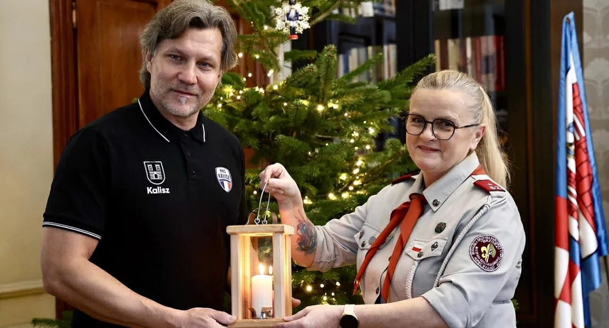 Prezydent Krystian Kinastowski oraz phm Marta Goździelewska
