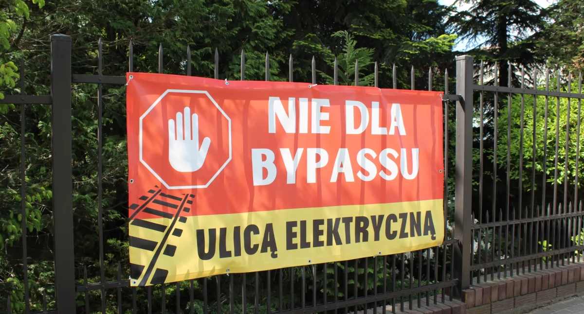 Mieszkańcy ulicy Elektrycznej nie zgadzają się z budową kolejowego bypassa. Foto: archiwum