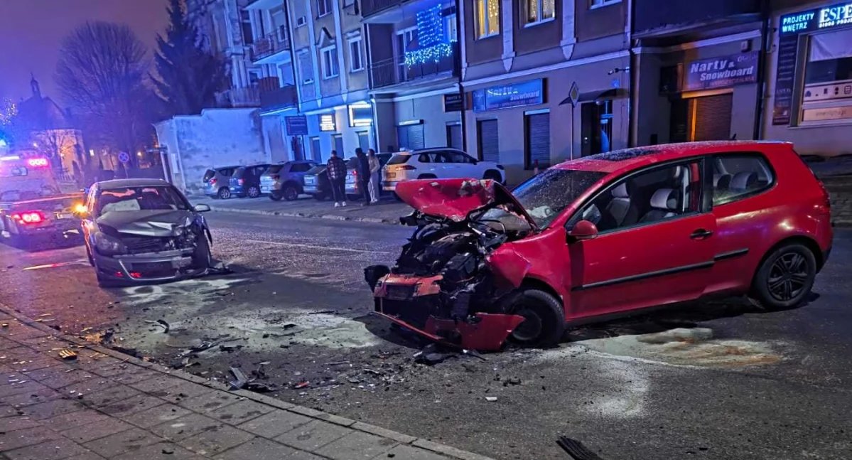 Pożary - interwencje Straży Pożarnej, Niespokojny Sylwester Kaliszu Wypadek pożary urazy petard - zdjęcie, fotografia