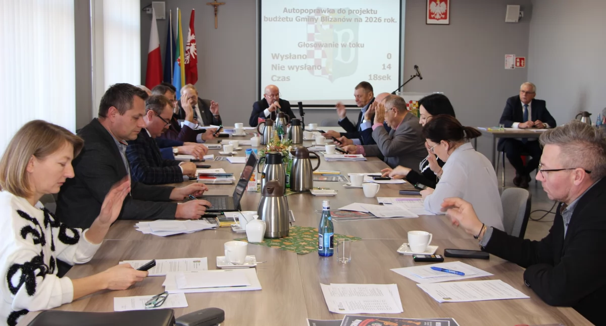 Region, Uchwalono budżet Gminy Blizanów 2026r - zdjęcie, fotografia