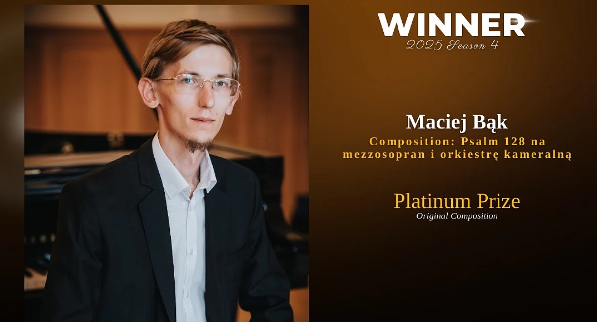 Atrakcje i Ciekawostki, Kaliszanin wśród triumfatorów międzynarodowego konkursu muzycznego - zdjęcie, fotografia